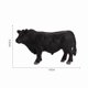 thumbnail image 3 of Figura realista de PVC con forma de toro Angus de color negro, modelo de vaca salvaje, 12,5 cm, 3 of 3