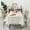 Cream, variant on Wrinkle Stain Resistant Fabric Tablecloth, Washable Vintage Decorative Rectangle Table Cloth for 8 Foot Tables, Cream