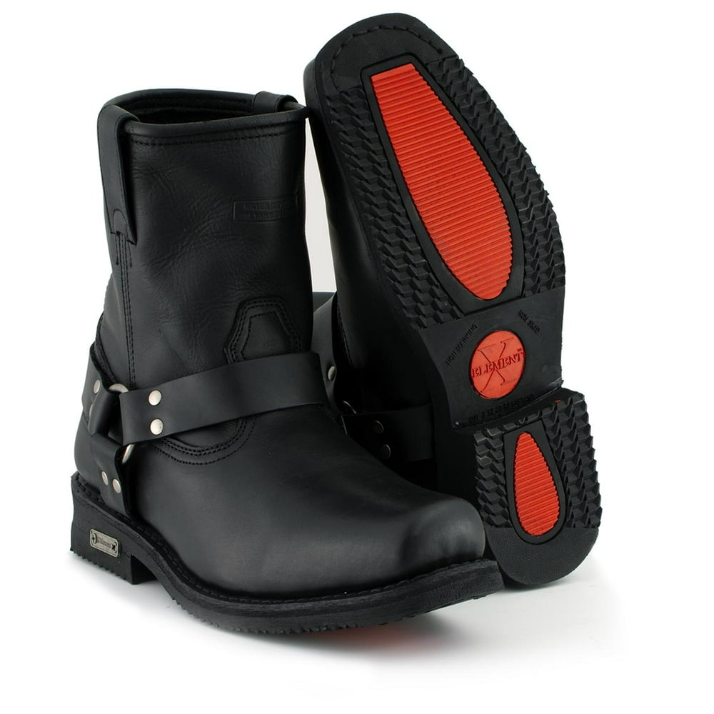 men's pull on motorcycle boots