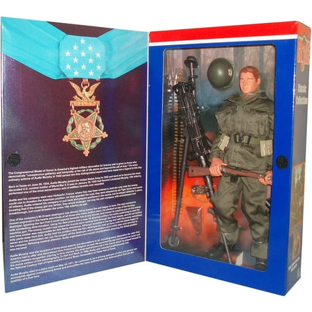 G.I. Joe Medal of Honor Recipient Audie Murphy 12 inch Action Figure Hasbro 2001