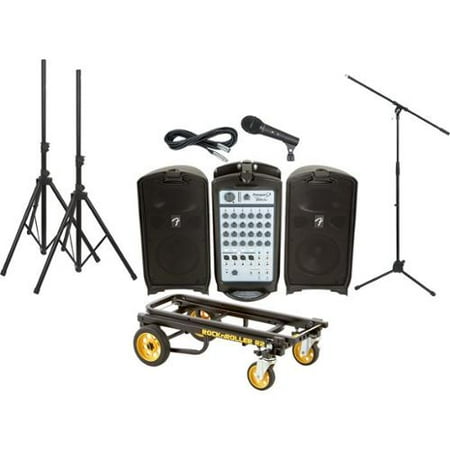 Fender Passport 300 Pro PA Package with Rock N Roller Cart