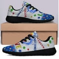 thumbnail image 3 of Accept Understand Love Autism Shoes Sneakers for Women Men Black Size 10, 3 of 7