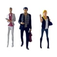 thumbnail image 4 of 3 figuras de resina 1/64 de personas, figuras de Diorama, adorno de mesa de arena, figuras de Diorama en miniatura para casa de muñecas, adorno de negro, 4 of 8