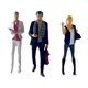 thumbnail image 3 of Figura de personas a escala 3x1/64, figuras de Diorama, decoración de escritorio, coleccionables, figuras de Diorama en miniatura para decoración de negro, 3 of 8
