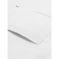 thumbnail image 5 of Youclos Men's Long Sleeve Stretch Dress Shirts Band Collar Button Down Shirt Muscle Fit, 5 of 8