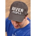 thumbnail image 4 of Pavilion Gift Company River People Adjustable Baseball Cap, Gray, 4 of 10