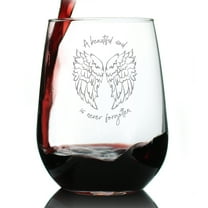 Bevvee Stemless Wine Glass 17 oz Beautiful Soul Gifts for Wine Lovers Wine Glasses