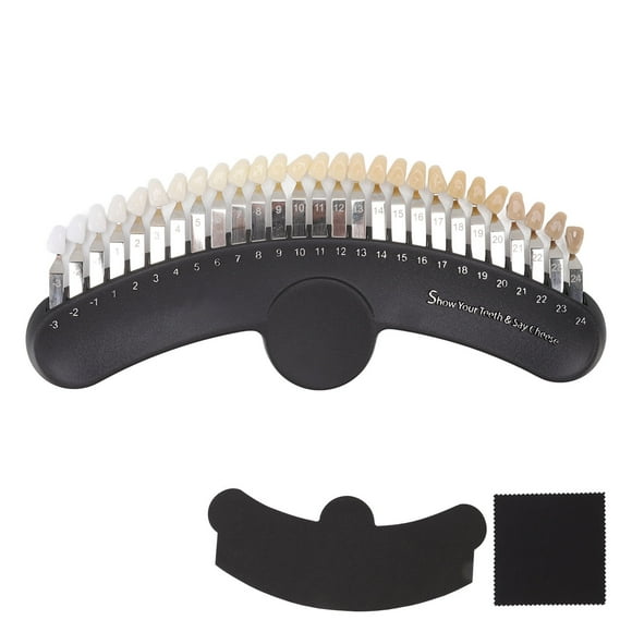 Teeth Whitening Shade Guide 27 Colors Professional Box Teeth Contrast Teeth Shade Chart Color Comparison