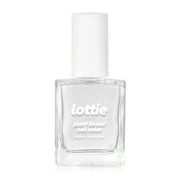 Lottie London Plant based Gel Nail color, All Free, white, Lowkey, 0.33 fl oz