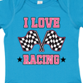 thumbnail image 4 of Inktastic I Love Racing Rally Flags Girls Girls Baby Bodysuit, 4 of 5