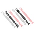 thumbnail image 4 of Mobutofu 6Pcs Mask Extension Strap Adjustable Rope Buckle for Simple Design 15x0.63x0.06in Plastic, 4 of 8