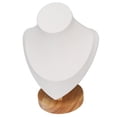 thumbnail image 2 of Necklace Holder Stand, Chain Flannel Model Log Jewelry Necklace Display Holder  For Retail Store White, 2 of 8