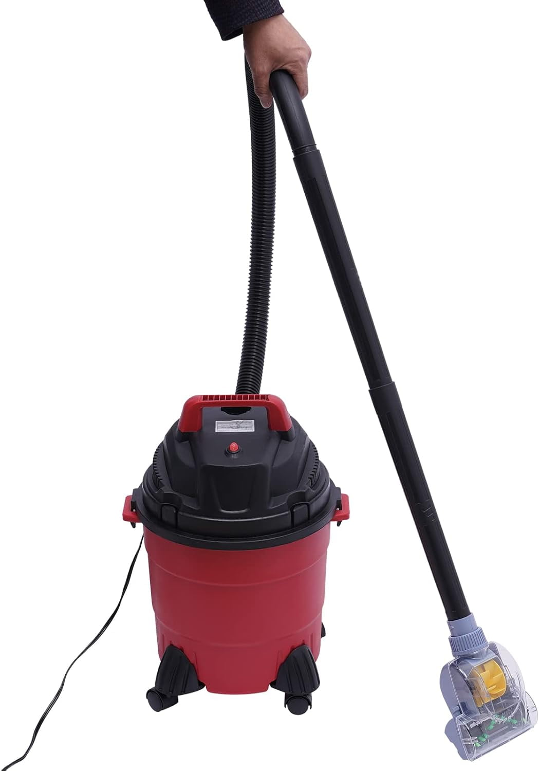 4 Gallon Wet Dry Shop Vacuum, 1000W Portable Wet/Dry Vac, Multi-Floor Cleaner for Garage Home Workshop
