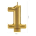 thumbnail image 3 of Velas de Cumpleaños Granmark No. 1 Dorada, 3 of 4