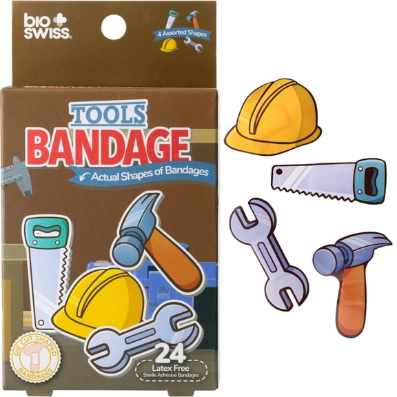 BioSwiss Tools Bandages, 24 Count