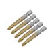 thumbnail image 5 of Uxcell 1/4" Hex Shank 2" Length #2 Puntas de destornillador Phillips antideslizantes de acero S2, paquete de 5, 5 of 5