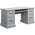 thumbnail image 7 of BELLEZE Rhudi 62" Executive Desk, Stone Grey, 7 of 7