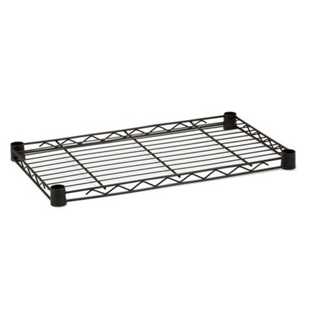 Étagère en Acier-350lb Noir 18X48