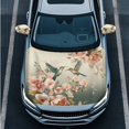 thumbnail image 3 of Yuyamidu 3 PCS Hummingbird Car Hood Cover Protector Flower Car Front Hood Cover Aesthetic Auto Exterior Rear View Accessories Removable Side Mirror Covers for Cars Sedans, 3 of 7