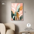 thumbnail image 5 of Peach and Palm Framed High-Gloss Acrylic Glass Wall Art Natures Art Prints by Art Remedy, Silver Frame, 24 x 36, 5 of 7