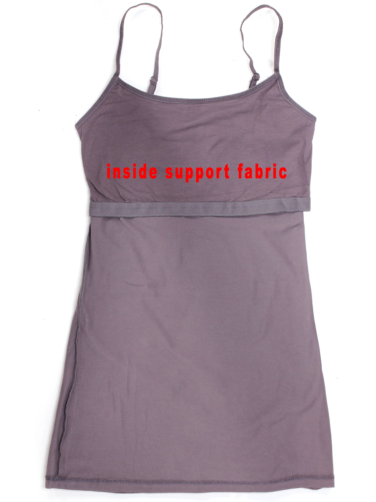 lined camisole with built in bra