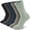 B-Multicolor 2, variant on 5 Pairs Wool Socks for Men, Thick Soft Knit Vintage Boot Crew Socks