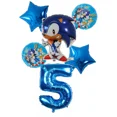 thumbnail image 2 of Juego de globos para fiesta de cumpleaños de Sonices, dibujos animados de anime, para niños, decoración de escenas de Halloween, accesorios de regalo, 2 of 5
