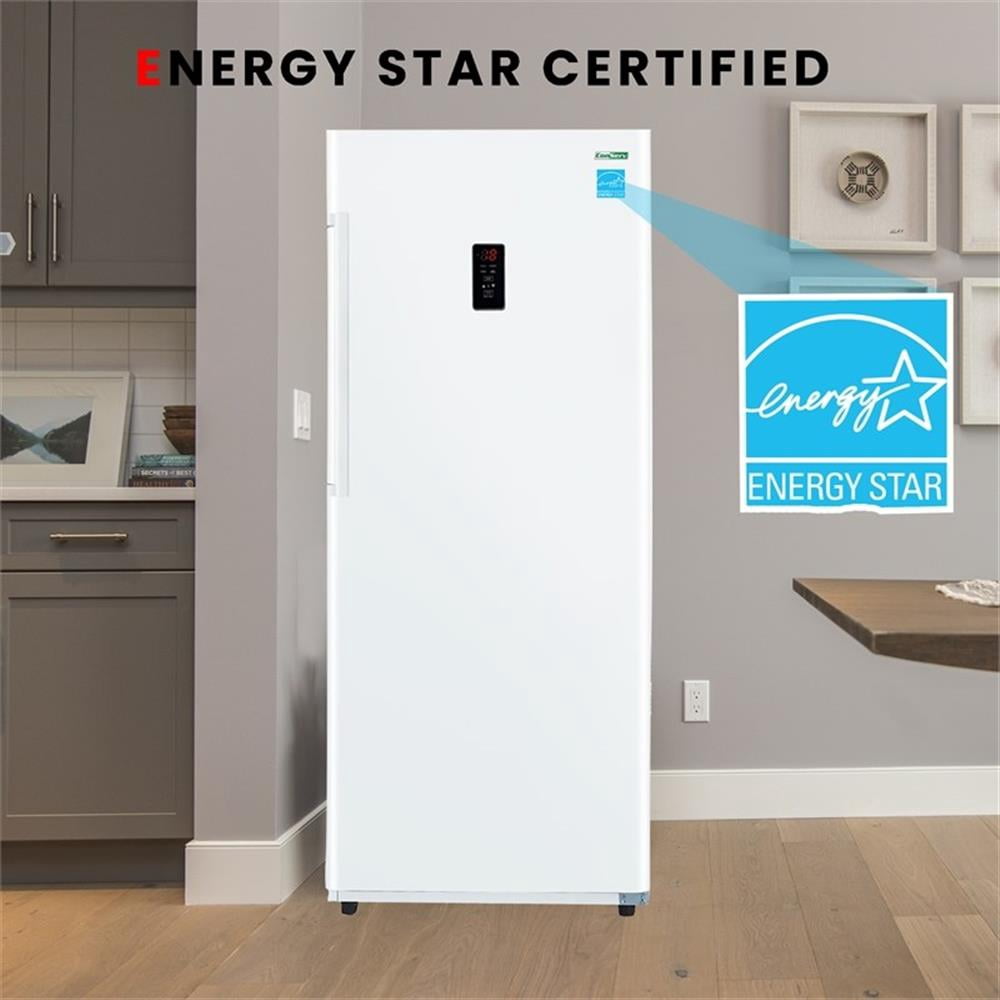 Pemberly Row 14cf Upright Freezer Convertible REF Garage Ready E-Star 28"W 110V