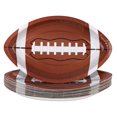 thumbnail image 1 of 25 Pieces Football Themed Disposable Paper Plates Football Serving Tray For Football Birthday Decorations Sports Serveware, 1 of 6