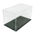thumbnail image 1 of Caja de pantalla de bola de rugby acrílico 12.5x7x7.4 pulgadas de peso múltiple de peso resistente Estilo a, 1 of 7