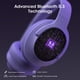 thumbnail image 4 of Auriculares Bluetooth YUMONDEAR Over Ear 80H Playtime Púrpura, 4 of 8