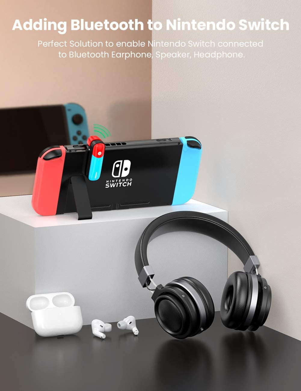 bluetooth headphones with switch lite
