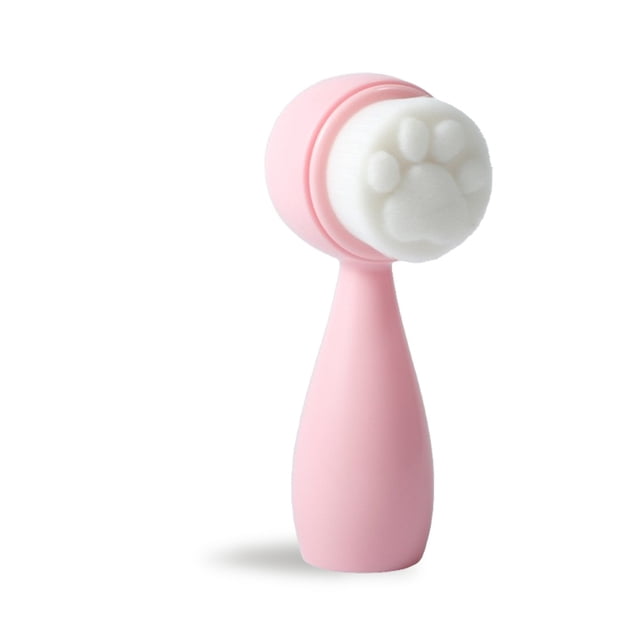 Minnieouse Cepillo de limpieza facial con mango Cuidado de la piel Belleza Poros portátiles Suministro exfoliante Regalos Viaje profesional Tratamientos faciales Rosado Tipo 3 Minnieouse CE013607-03B