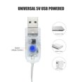 thumbnail image 6 of Juhefa String Lights Curtain Lights with Remote 7.9' L x 5.9' W 144-Bulb USB Plug-in LED Light for Wedding Home Bedroom Decor,Multicolor, 6 of 7