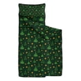 thumbnail image 2 of Dark Green Christmas Tree and Star Pattern Toddler Nap Mats for Kids Preschool,50"x20" Sleeping Mat Bag or Kids,Toddler Sleeping Bag,Toddler Nap Mat or Daycare, 2 of 6