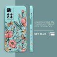 thumbnail image 3 of Case For Redmi Note 12 11 11T 11R 11E 10 9 8 7 7S PRO PLUS 4G 5G Simple Liquid silicone Case The Most Beautiful Flower, 3 of 5