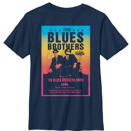 Blues Clues Apparel - the blues brothers boys' retro band poster t-shirt