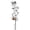 3C - Ghost, variant on Clearance Halloween Solar Black Cat & Pumpkin Moon Garden Stake Light, Outdoor Waterproof LED Yard Decoration with Crescent Moon, Hanging Jack-o'-Lantern Lantern for Garden, Patio, Walkway, Porch