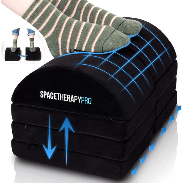 Therapy Pro XL Foot Rest for Under Desk at Work Adjustable Foot Rest