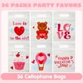 thumbnail image 4 of Joyfy 36 Pcs Valentine's Day Cellophane Bag with Designs,Candy Goody Treat Gifts Bags for Kids Classroom,Valentine Bags for Kids, 4 of 8
