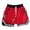 A-Red2224, variant on XIAONU Wolf Patch Mesh Shorts for Men Drawstring Waist Zipper Pockets Athletic Shorts