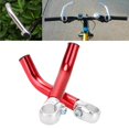 thumbnail image 4 of 1 Pair of Aluminum Alloy Handlebar Extension Bars for Mountain Bike Aluminum Alloy Handlebar, Handlebar Ends, 22.2mm, - Red, 4 of 9