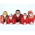 thumbnail image 3 of 12 piezas de gafas navideñas con purpurina para fiestas, marcos para gafas, decoración navideña, gafas para disfraces, fiestas navideñas, recuerdos de vacaciones, fotomatón (talla única), 3 of 6