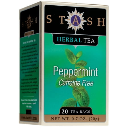 - (3 Boxes) Stash Tea Peppermint Herbal Tea, 20 Ct, 0.7 Oz