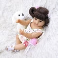 thumbnail image 3 of Reborn Decdeal Muñeca Reborn De 22 Pulgadas De Silicona De Cuerpo Completo, Muñecas De Baño Lindas Y Realistas, Muñeca De Regalo Para Bebé Con Vestido Sin Mangas, 3 of 5