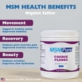 thumbnail image 3 of Kala Health MSMPure Fast Dissolving Fine MSM Powder Crystals MSM for Joint Health, Skin Appearance, and Hair & Nail Support ñ 1 lb, Organic Sulfur, 3 of 8