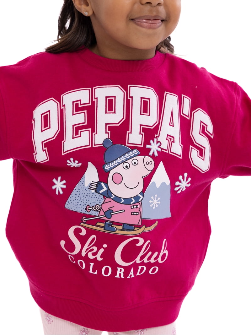 Peppa Pig Girls Jumper & Leggings Set, Peppa Pig Clothing Set, Ages 1 to 6 Years
