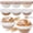 Brown-5.5 x 2.36 Inches-6, variant on Mini Banneton Bread Proofing Basket Kit Red 5.5 x 2.36 Inches 6 Count Sourdough Baking Supplies