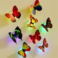 thumbnail image 1 of Innovative Glowing Butterfly Small Pasted Night Light Home Store Wedding Decoration, 1 of 9