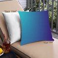 thumbnail image 1 of Ahgly Company Color Focus Color Gradient Oreiller Extérieur 18 Pouces par 18 Pouces, 1 of 6
